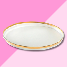 Annie Glass MD113G 16'' round platter