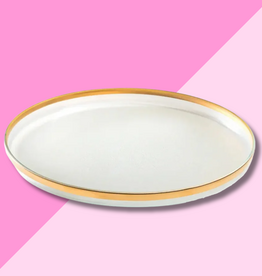 Annie Glass 16'' round platter