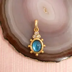 Gresham Jewelry Cupola Charm - Sapphire