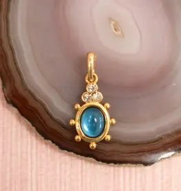 Gresham Jewelry Cupola Charm - Sapphire