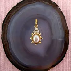Gresham Jewelry Cupola Charm - Pearl