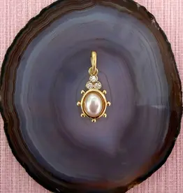 Gresham Jewelry Cupola Charm - Pearl