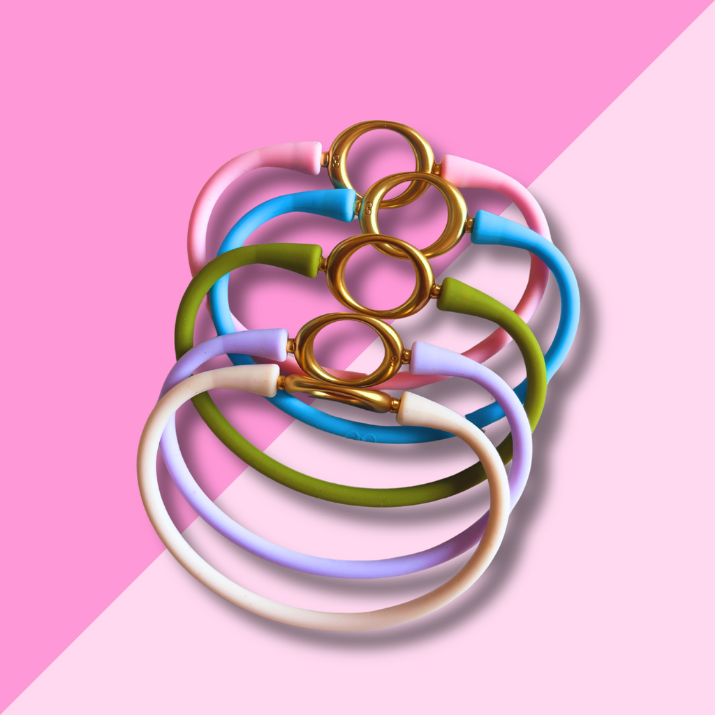 Gresham Jewelry Silicone Bracelet Charm - Ellipse