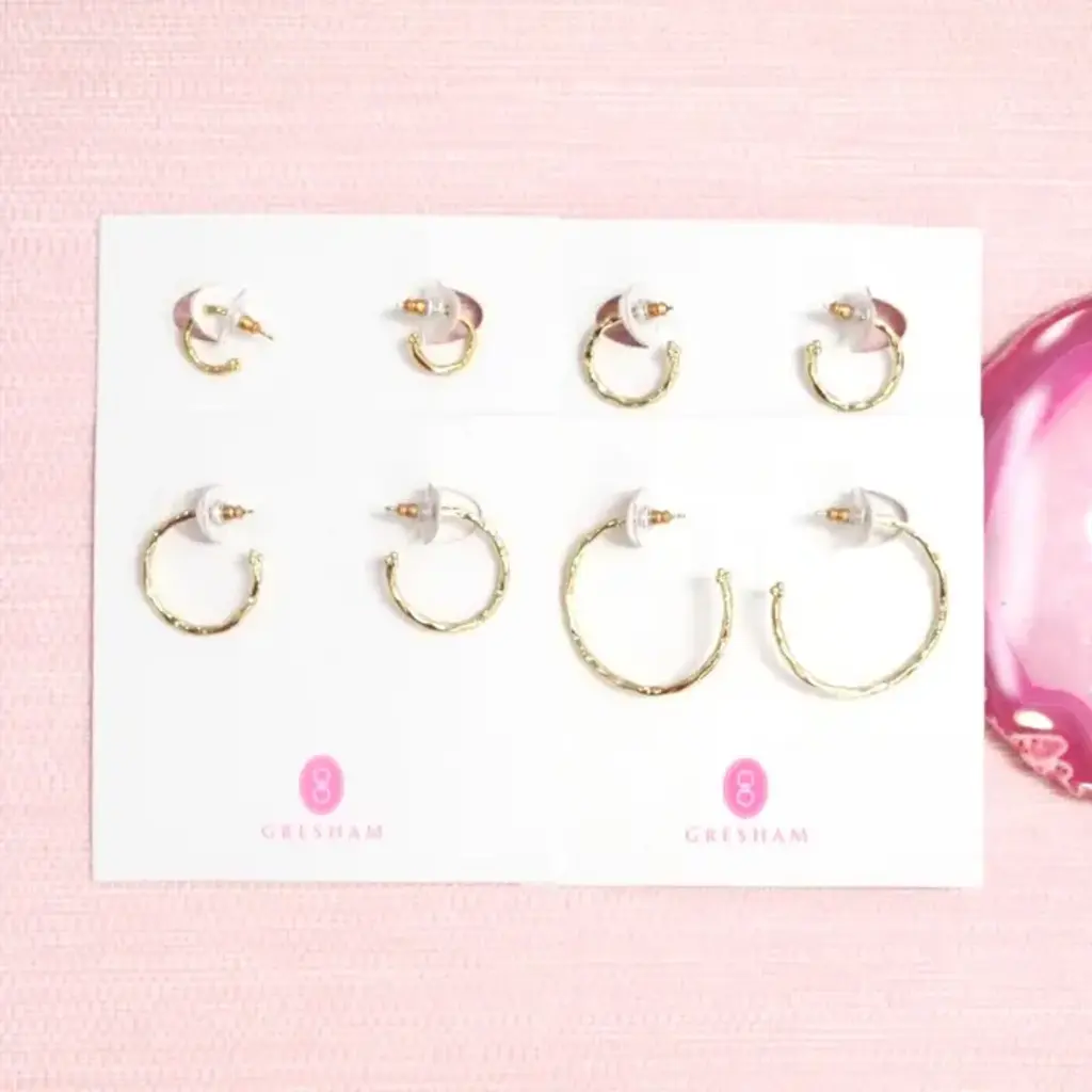Gresham Jewelry Mia Hoops - Small