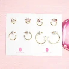 Gresham Jewelry Mia Hoops - Small