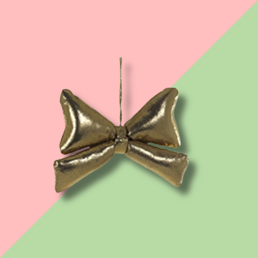 Cody Foster & Co Satin Bow Ornament - Gold