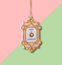 Champagne Button Ornament