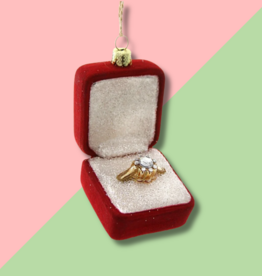 Engagement Ring Red Ornament