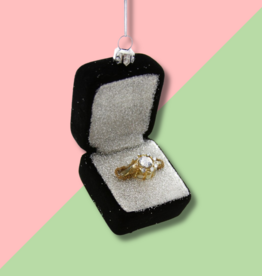 Engagement Ring Black Ornament