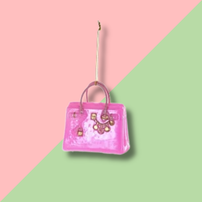 Pink Luxury Bag Ornament
