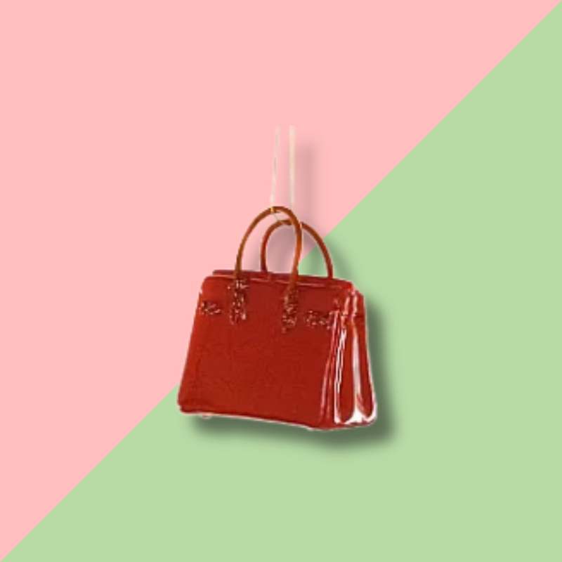 Orange Luxury Bag Ornament
