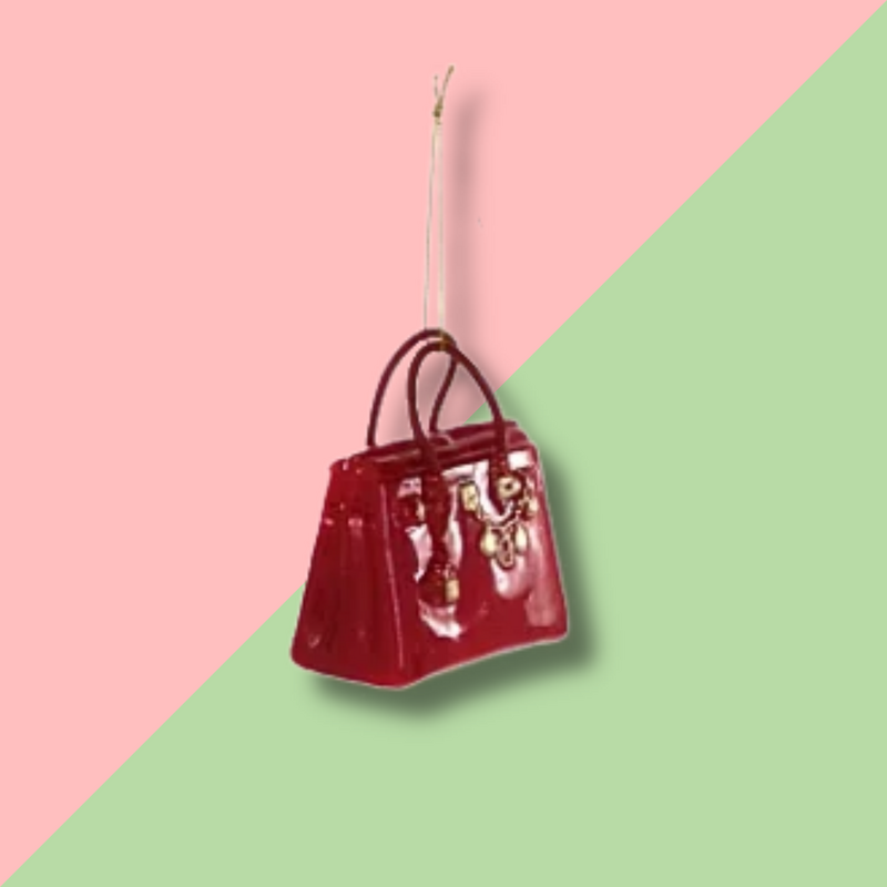 Dark Red Luxury Bag Ornament