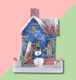 Retro Snowman Abode