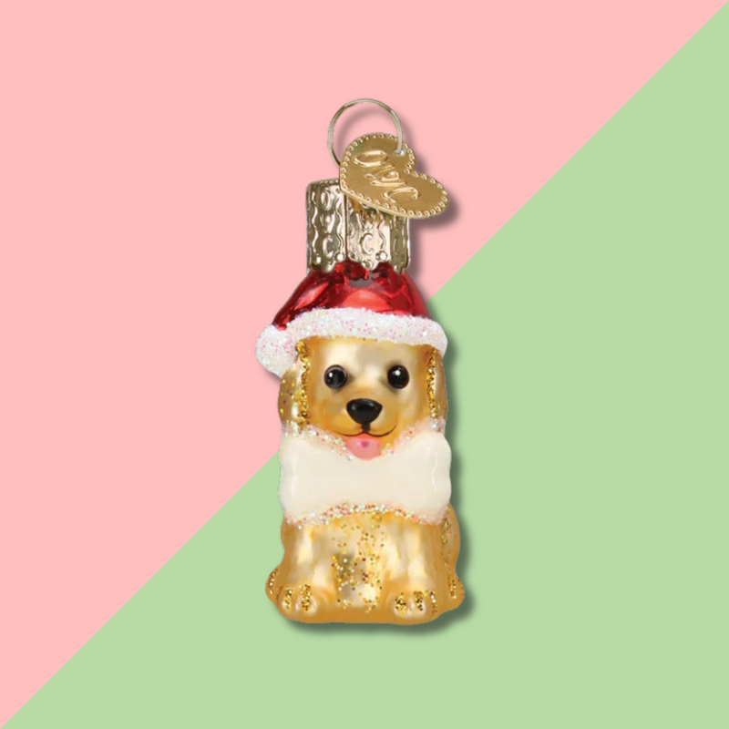Mini Jolly Pup Ornament