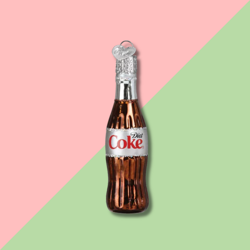 Mini Diet Coke Bottle Ornament