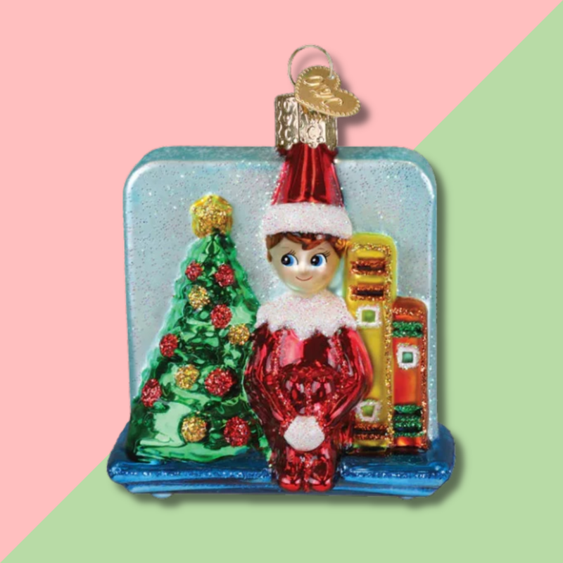 Scout Elf Storytime Ornament