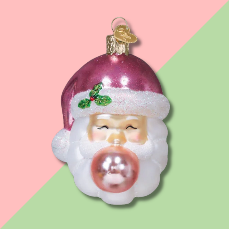 Bubblegum Papa Noel Ornament