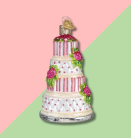 Elegant Wedding Cake Ornament