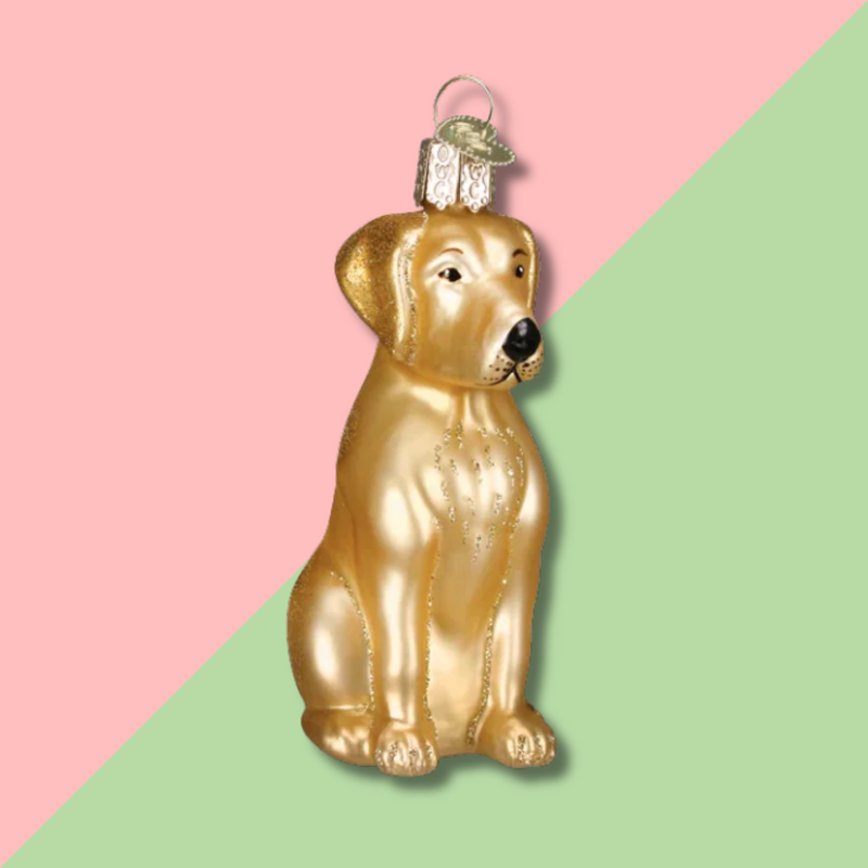 Yellow Labrador Ornament