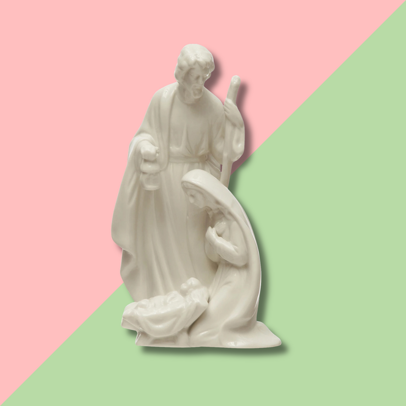 Stoneware Holy Family