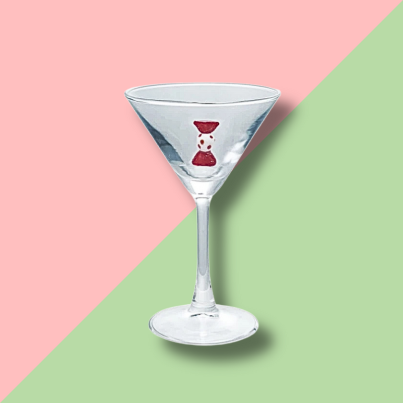Martini Glass Candy Holiday Icon Inside