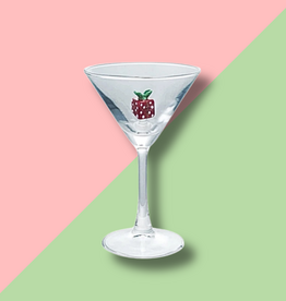 Martini Glass Present Holiday Icon Inside
