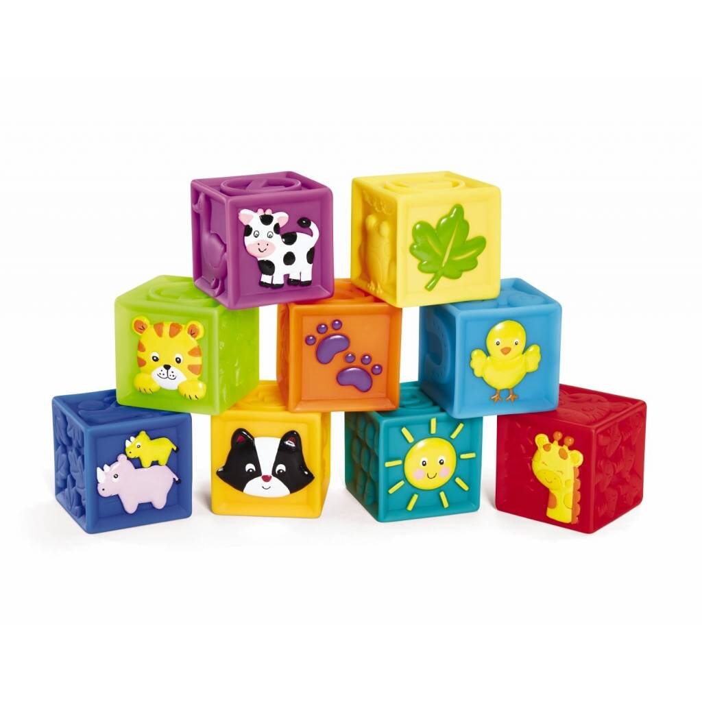 INTERNATIONAL PLAYTHINGS Squeak 'n Stack Blocks