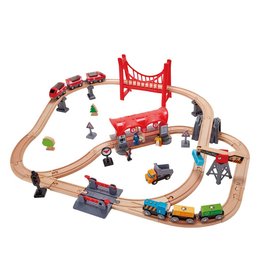 HAPE INTERNATIONAL Busy City Rail Set *In Store Pickup Only*