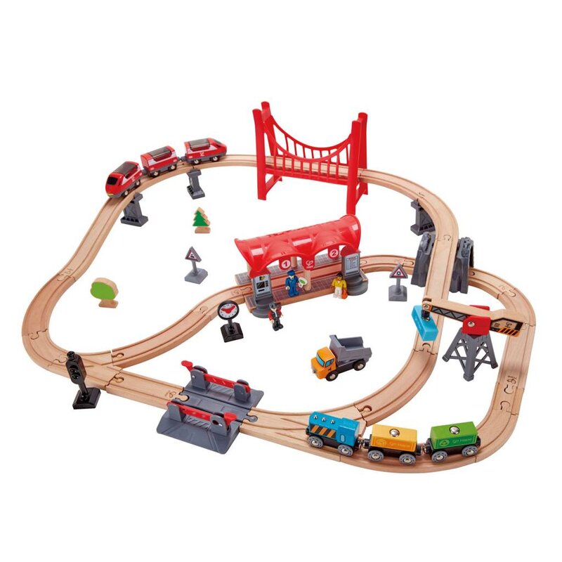 HAPE INTERNATIONAL Busy City Rail Set *In Store Pickup Only*