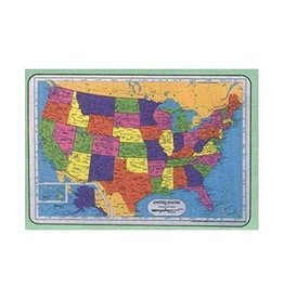 M RUSKIN PLACEMAT - USA MAP