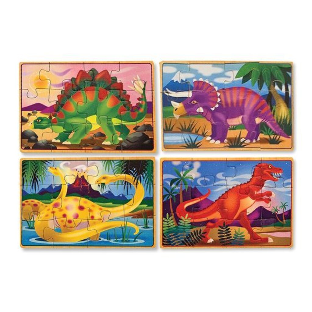 MELISSA & DOUG Dinosaurs Jigsaw Puzzle In A  Box