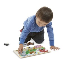 MELISSA & DOUG Farm Chunky Wood Puzzle 2+