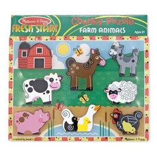 MELISSA & DOUG Farm Chunky Wood Puzzle 2+