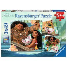 RAVENSBURGER Born to Voyage (3 x 49 pc Puzzles)