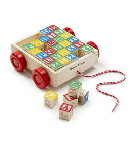 MELISSA & DOUG Classic ABC Block Cart 2+