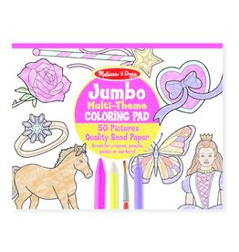 MELISSA & DOUG Pink Jumbo Coloring Pad