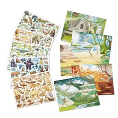 MELISSA & DOUG Jungle and Savanna Reusable Sticker Pad