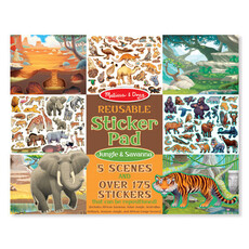 MELISSA & DOUG Jungle and Savanna Reusable Sticker Pad