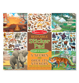 MELISSA & DOUG Jungle and Savanna Reusable Sticker Pad