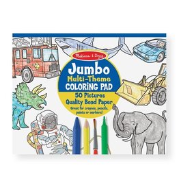 MELISSA & DOUG Blue Jumbo Coloring Pad