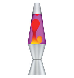 SCHYLLING Lava Lamp 14.5" Yellow Wax & Purple Liquid