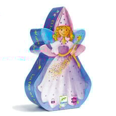 DJECO 36pc Silhouette Puzzles The Fairy And The Unicorn