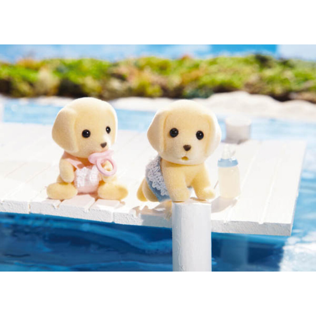 INTERNATIONAL PLAYTHINGS CC Yellow Labrador Twins