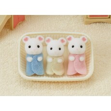 INTERNATIONAL PLAYTHINGS CC Triplets Marshmallow Mouse