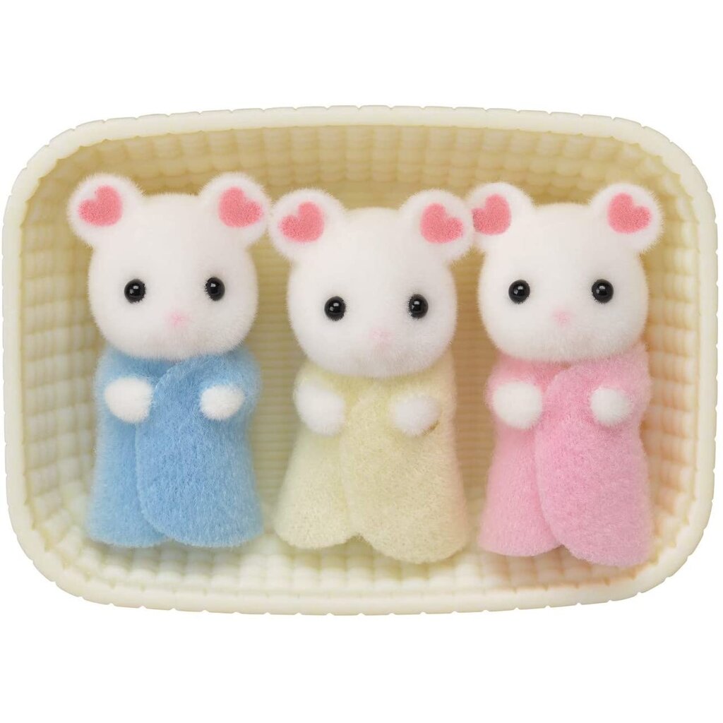 INTERNATIONAL PLAYTHINGS CC Triplets Marshmallow Mouse