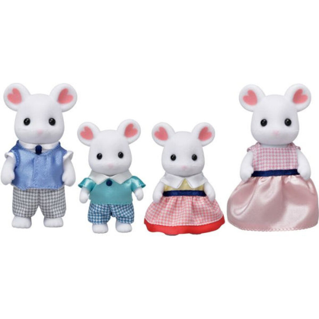 EPOCH EVERLASTING PLAY CC Marshmallow Mouse Family