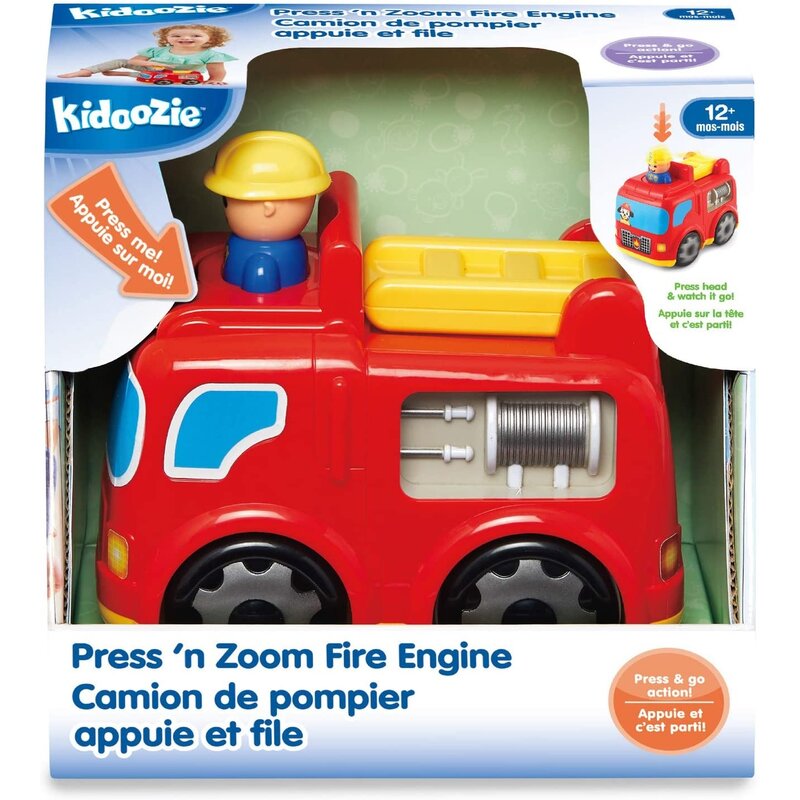 INTERNATIONAL PLAYTHINGS Press 'n Zoom Fire Engine