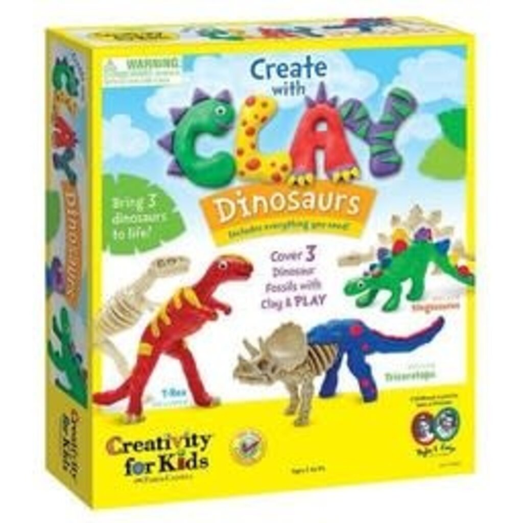 CREATIVITY FOR KIDS Create With Clay Dinosaurs