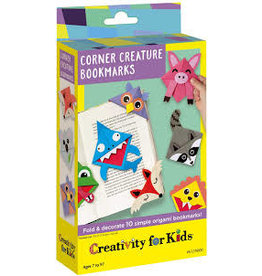 CREATIVITY FOR KIDS Corner Creature Bookmarks