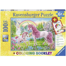RAVENSBURGER 100pc Magical Unicorns + Coloring Book